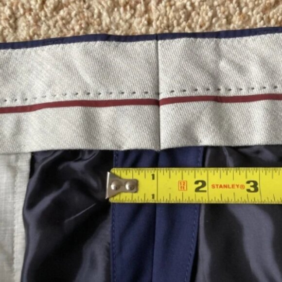 NWOT Brunello Cucinelli Men’s Navy Lightweight Wool Trousers Pants IT60 US 42-44 - Picture 10 of 16